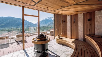Behandlingsrum til par, sauna, boblebad, dampbad, kropsbehandlinger