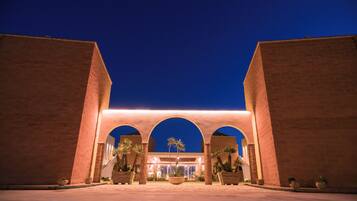 Front of property – evening/night