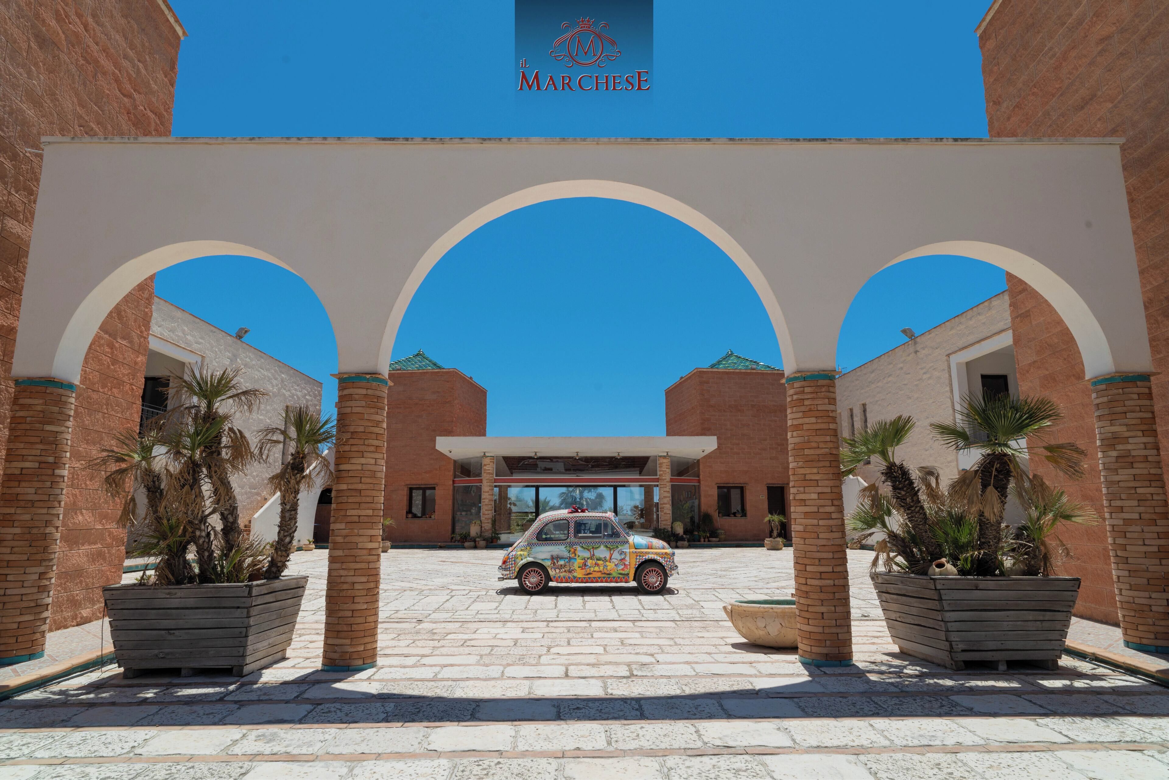 Façade de l’hébergement