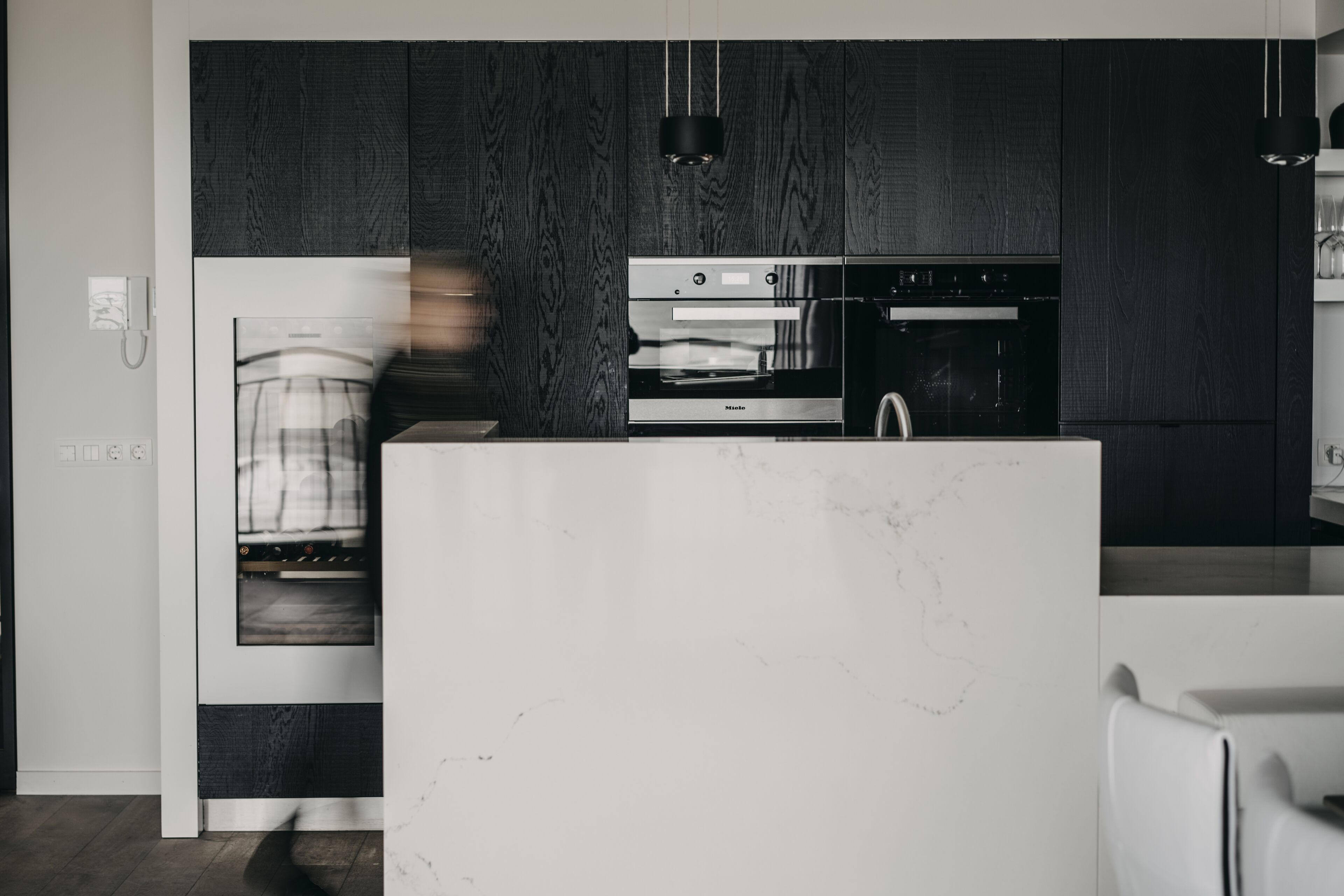 family apartment, 3 bedrooms, 2 bathrooms, sea view (the view) | private kitchen | espresso maker