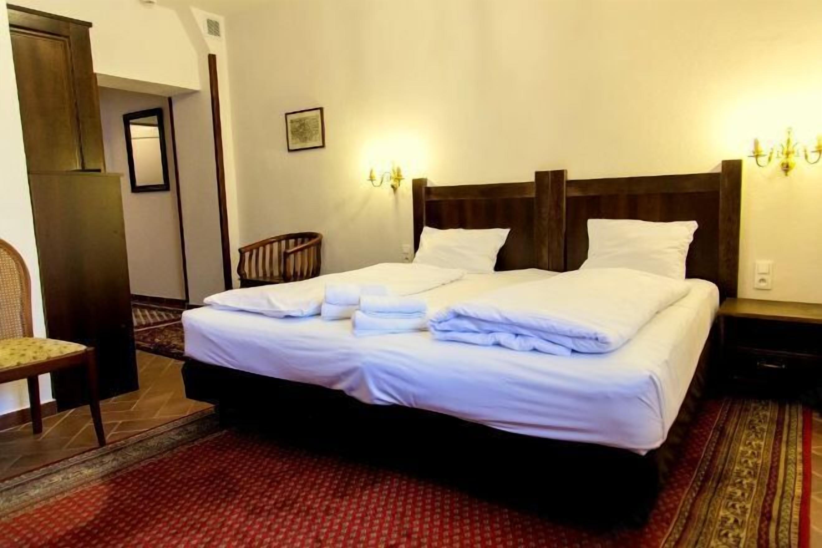 Hypo-allergenic bedding, individually furnished, desk, blackout drapes