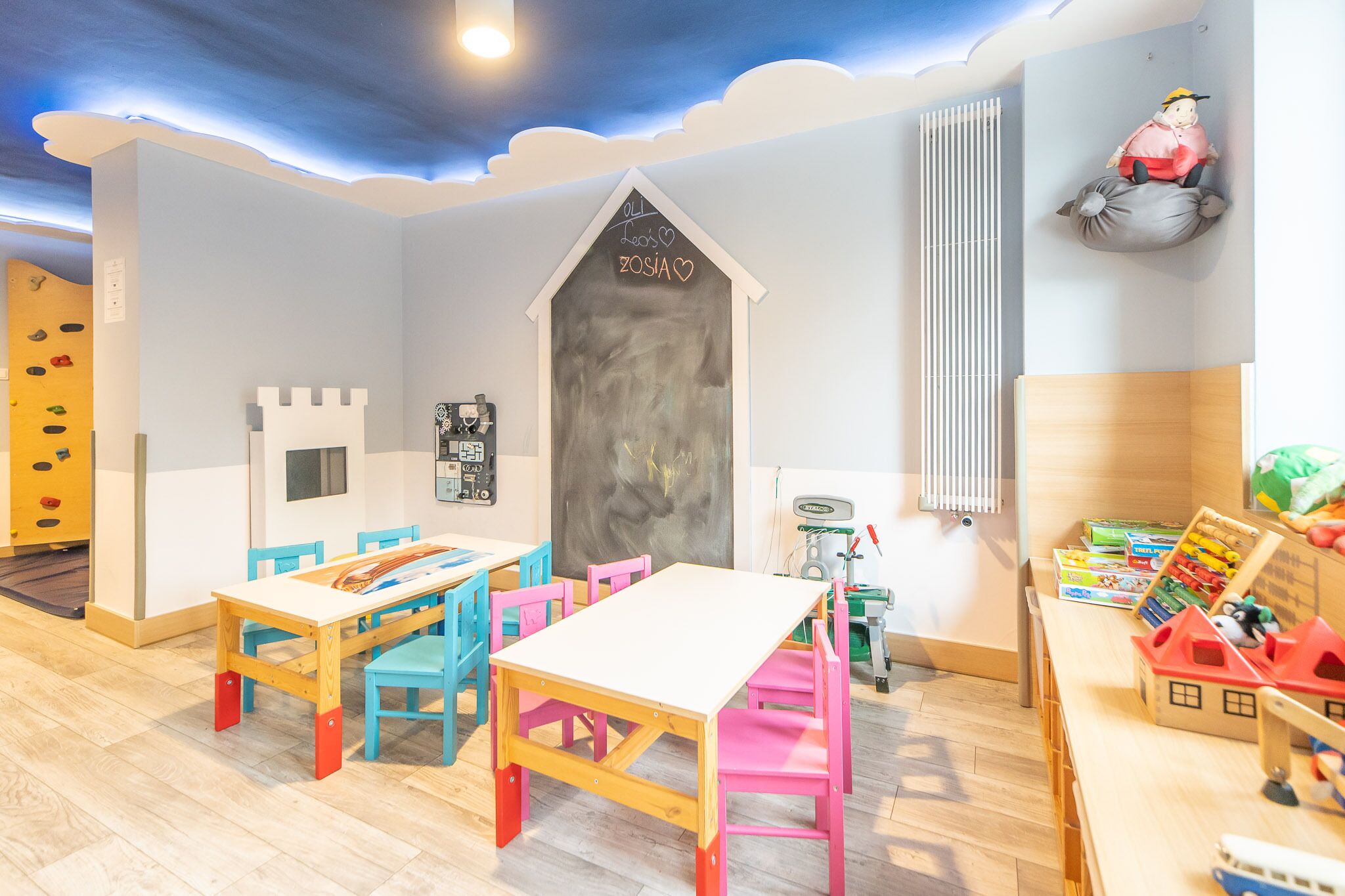 Innendørs lekeområde for barn