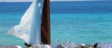 Área para banquetes al aire libre