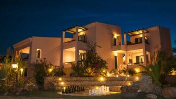 Front of property - evening/night