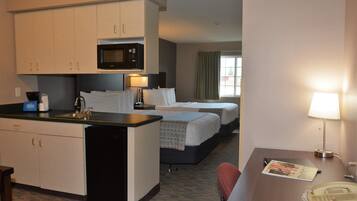 Executive Room, 2 Queen Beds | In-room safe, desk, iron/ironing board, free WiFi