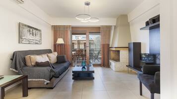 42-inch LED TV with satellite channels, TV