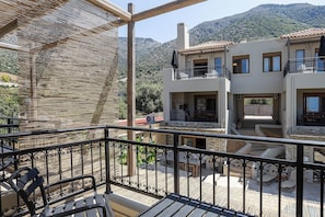 Balcony view - Pantheon Villas & Suites  (Mylopotamos)