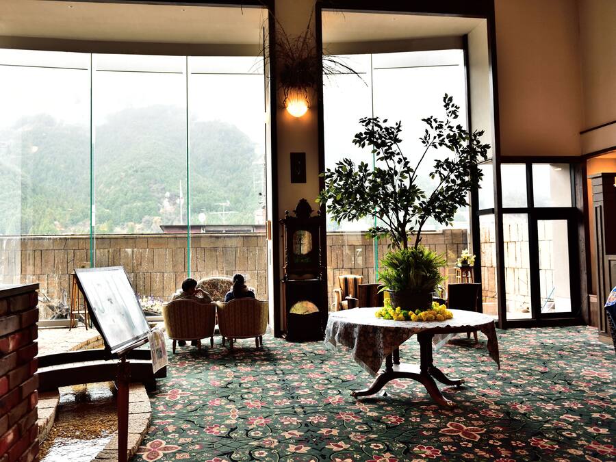 Sala de estar en el lobby