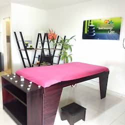Hot tub, body treatments, aromatherapy, hot stone massages