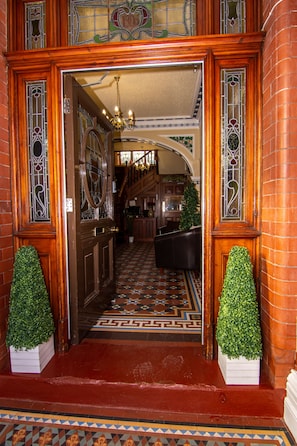 Entrada de la propiedad