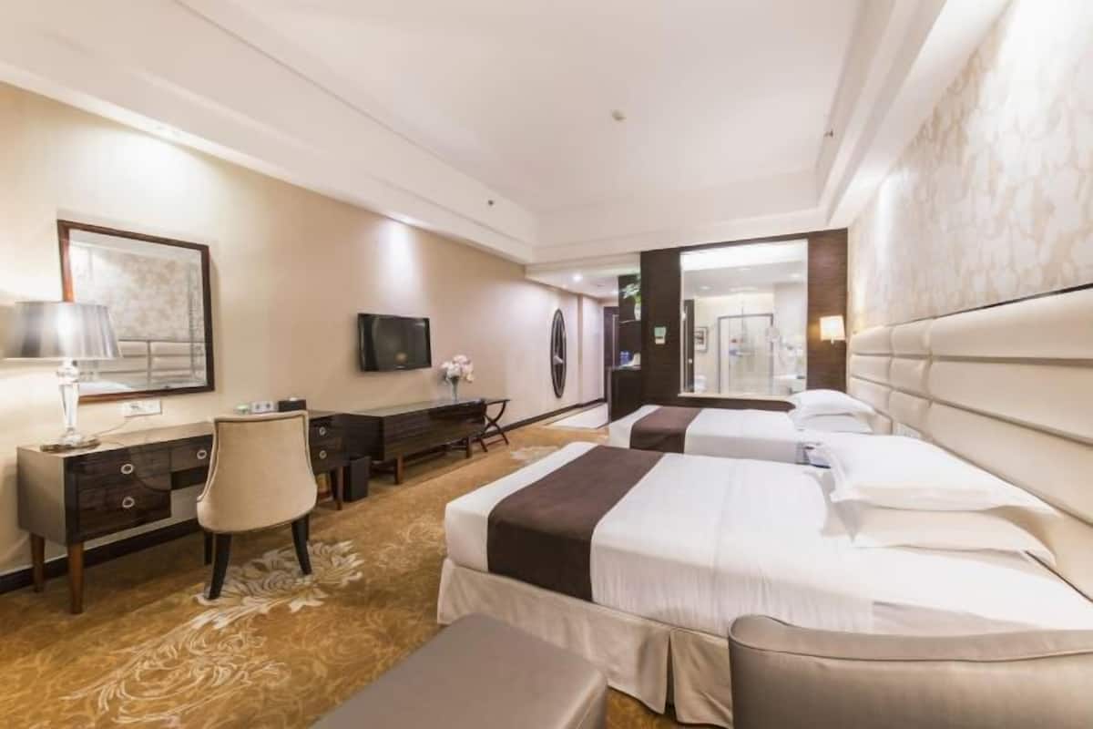 In-room safe, desk, blackout drapes, iron/ironing board