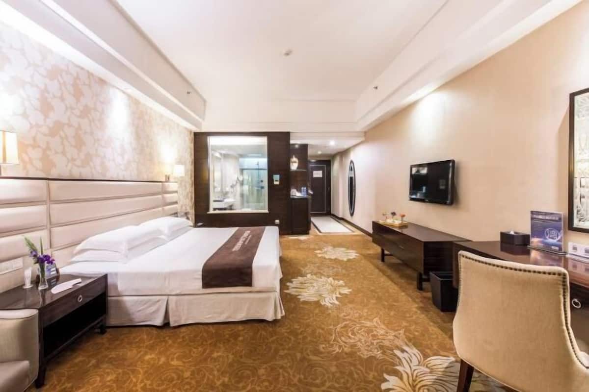 In-room safe, desk, blackout curtains, iron/ironing board