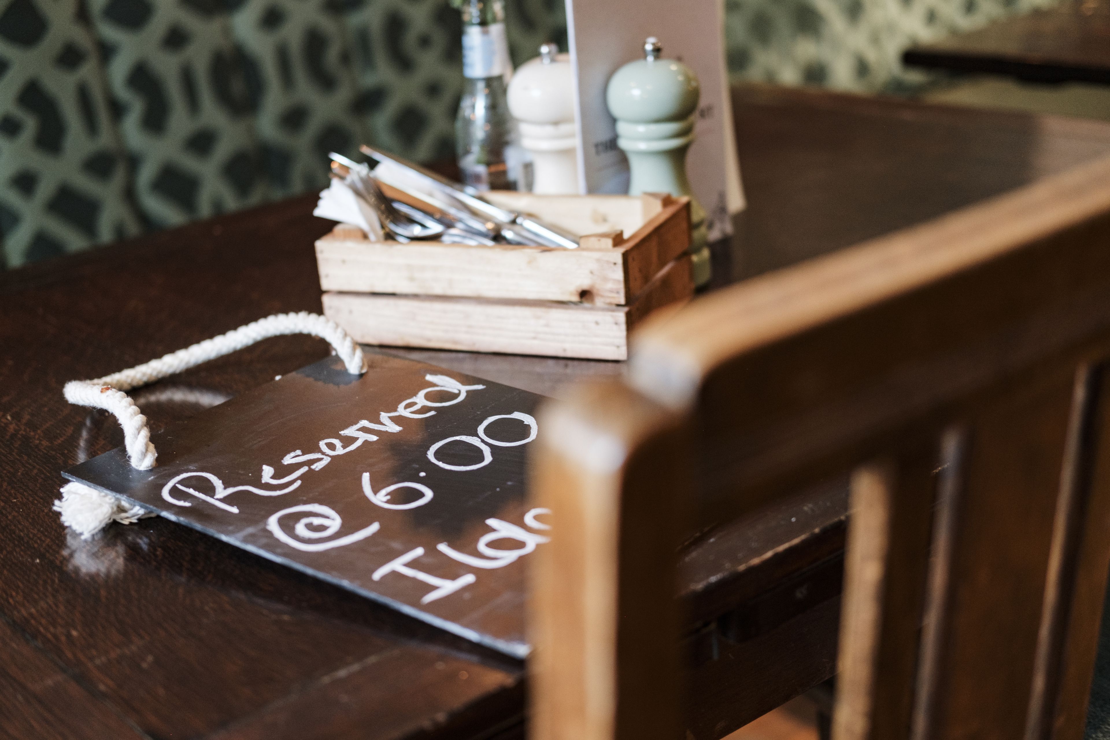 breakfast, lunch and dinner served