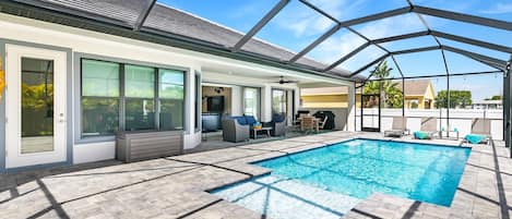 Una piscina climatizada