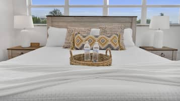 2 bedrooms, in-room safe, iron/ironing board, travel cot