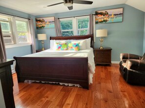 4 habitaciones, escritorio, tabla de planchar con plancha y wifi gratis 