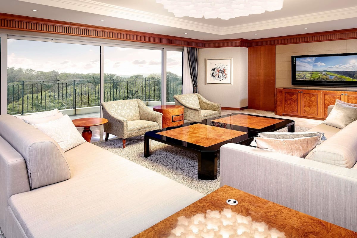 Royal Suite, 2 Double Beds | In-room safe, desk, blackout curtains, soundproofing