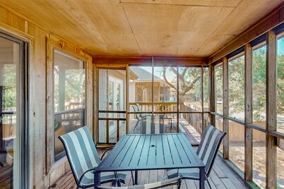 Bayfront home with Gulf views & deck with private swim spa - dog-friendly