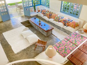 Terrace/patio - Pe na Areia Enseada a 1 Minuto a pé da Praia (Guarujá)