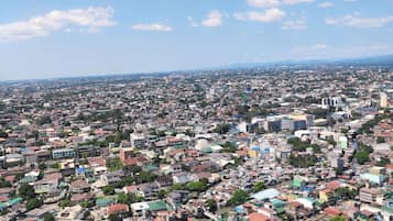 Vue depuis lâhĂ©bergement