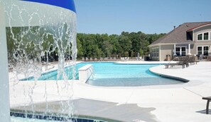 Outdoor pool - NEW Modern Beach Retreat in Amenity filled Community, 4 miles to Bethany Beach (Ocean View)