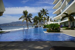 Indoor pool, outdoor pool