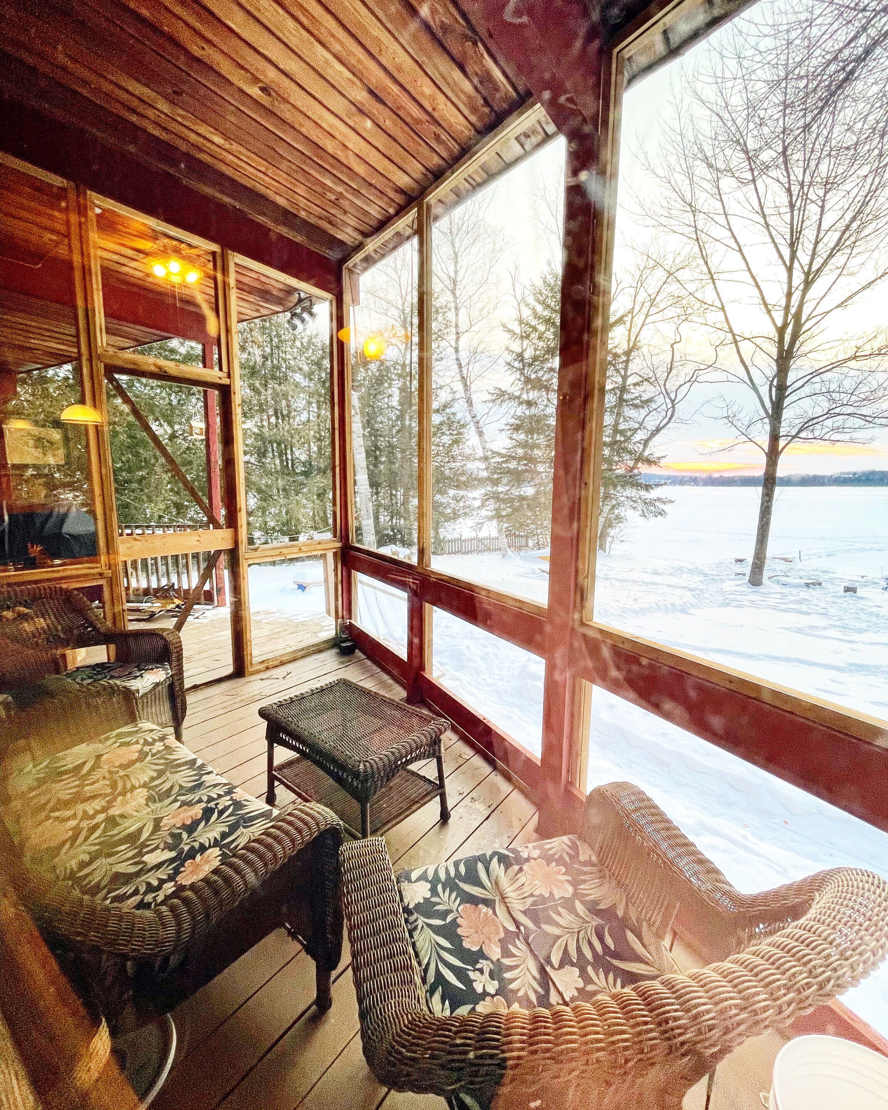 Screened-in porch AKA “Kawartha Room”
