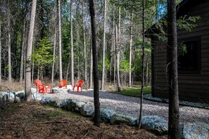 Terrace/patio - Cabin on 8 acres! (Columbia Falls)