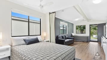 Cabaña Deluxe, 2 habitaciones (Studio) | 2 habitaciones, muebles diferentes, wifi gratis y ropa de cama