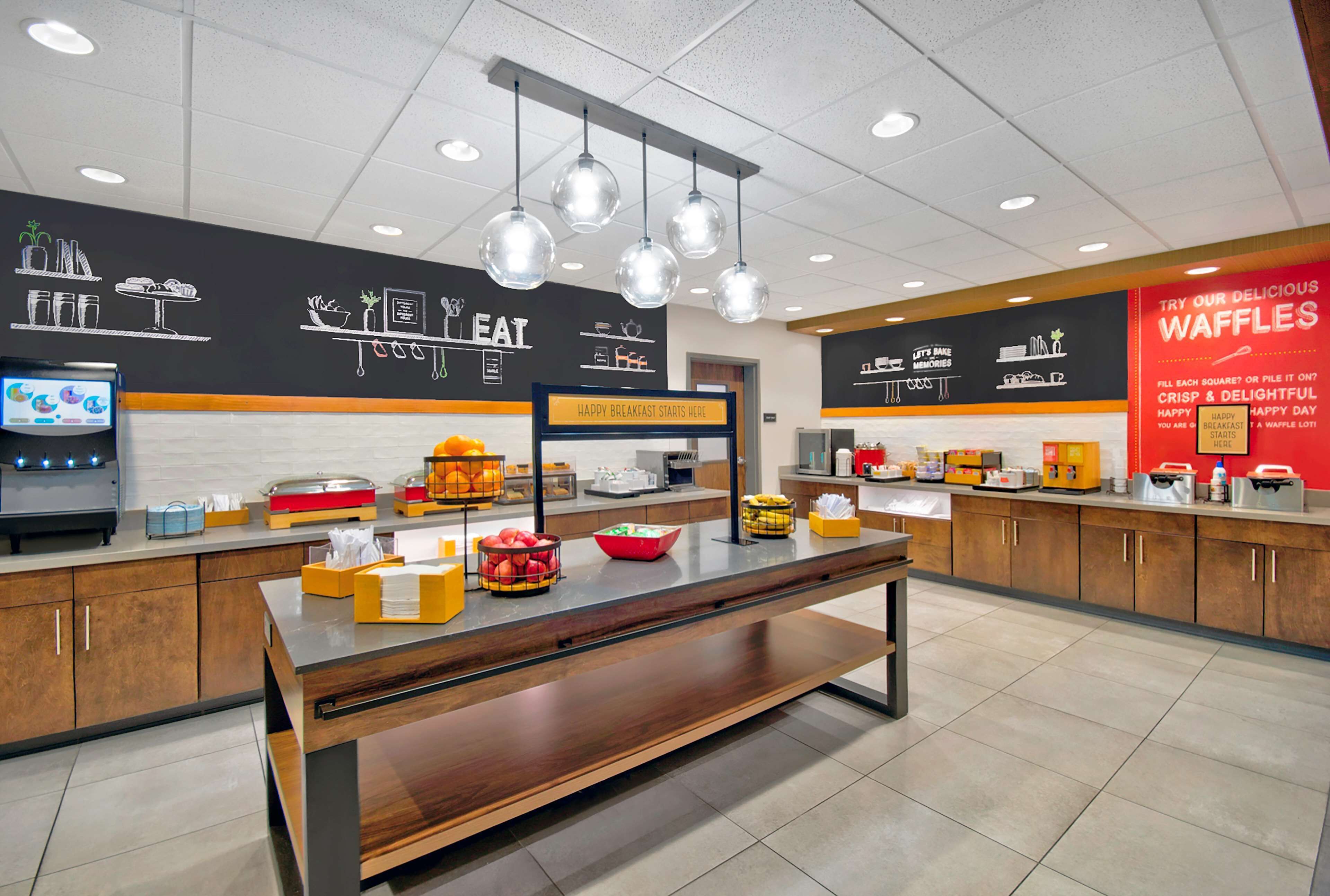 Free daily buffet breakfast