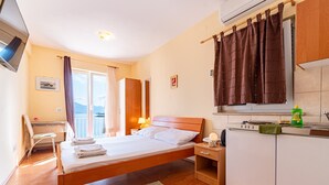 Leilighet, 1 queensize-seng | 1 soverom, wi-fi (inkludert) og sengetøy