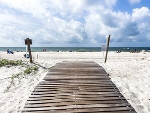 Accommodatie ligt op het strand