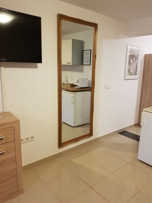 อพาร์ทเมนท์, 1 ห้องนอน, พร้อมสิ่งอำนวยความสะดวกสำหรับผู้พิการ, สูบบุหรี่ได้ | สิ่งอำนวยความสะดวกในห้องพัก