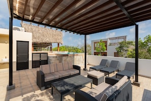 Terrace/patio - Luxury Private 1 Bedroom Condo - Aldea Zama (Tulum)