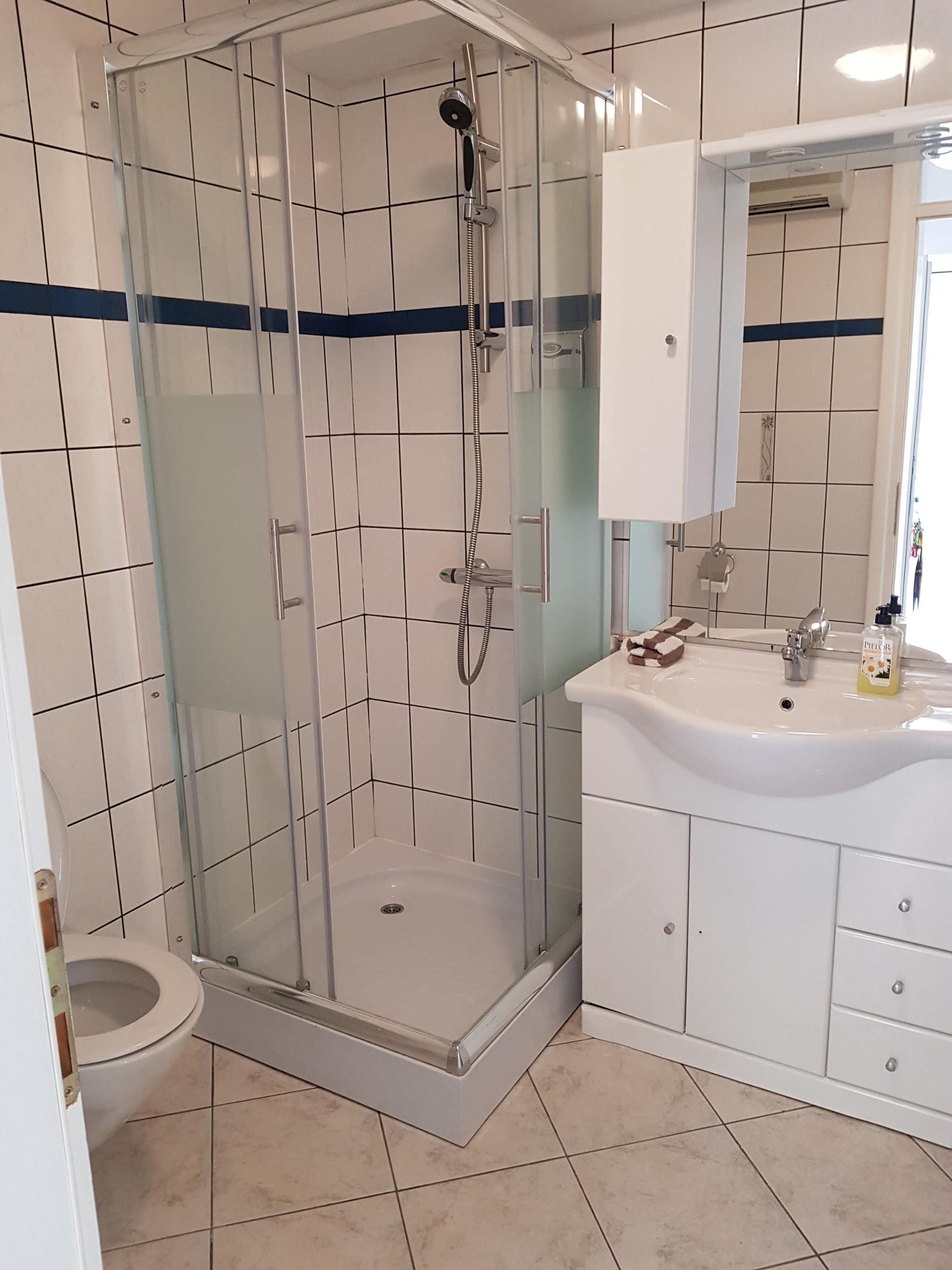 Apartment, 1 Bedroom, Accessible, Smoking | Bathroom | Shampoo