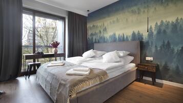 1 habitación, tabla de planchar con plancha, wifi gratis y ropa de cama