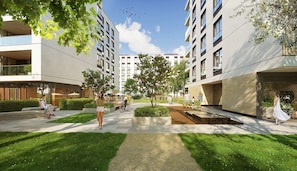 Courtyard - P&O Apartments Marina Mokotów (Warsaw)