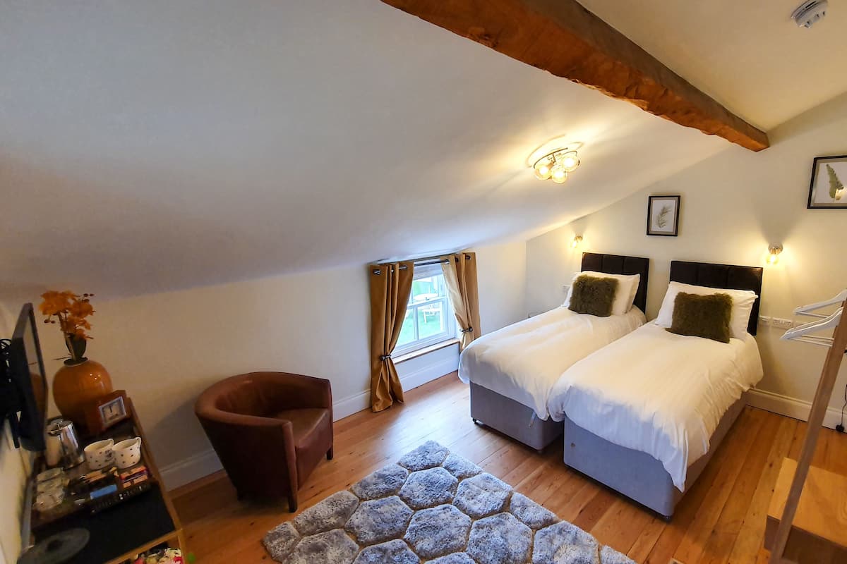 Deluxe-Doppel- oder -Zweibettzimmer | Bettwäsche aus ägyptischer Baumwolle, hochwertige Bettwaren