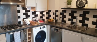 2 bedroom apartment with a large balcony.