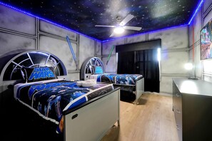 5 chambres, fer et planche à repasser, lit parapluie, Wi-Fi gratuit