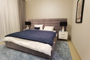 5 bedrooms, iron/ironing board, free WiFi, bed sheets - Villa Garden & Pool View  (Bandar Jissah)