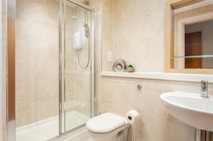 Classic Apartment | Bathroom | Separate tub and shower, free toiletries, hair dryer, towels