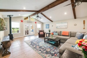 TV connectée, cheminée