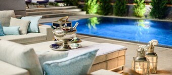 Stylish Villa Curiera in the city center with private pool and lounge on Krk