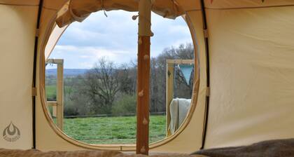 Lovely Spacious Lotus Bell Tent in Shaftesbury, UK