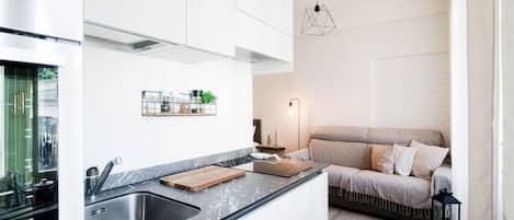 Appartement Ville | Cuisine privée | Machine à expresso, bouilloire électrique