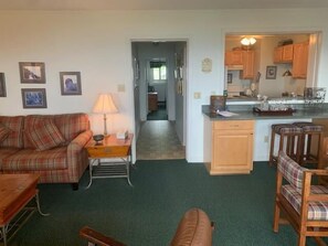 Condo, Multiple Beds (Sugar Ski & Country Club Unit 834) | Living room | TV, fireplace