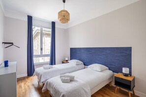 2 dormitorios, tabla de planchar con plancha, wifi gratis y ropa de cama