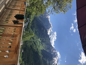 Blick von der Unterkunft