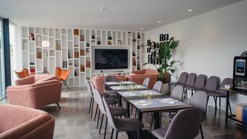 Sala de estar en el lobby